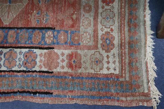 A Karabagh salmon pink ground runner, 255cm x 120cm